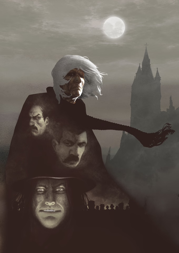 Sherlock Holmes and The Empire Builders The Gene Genie Volume 2 Pin Up by Frazer Irving