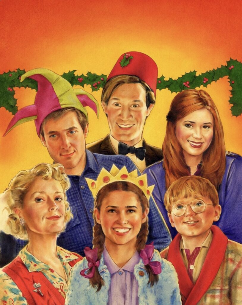 Doctor Who Magazine No. 442 - published 15th December 2012 - Christmas cover art by Vince McIndoe