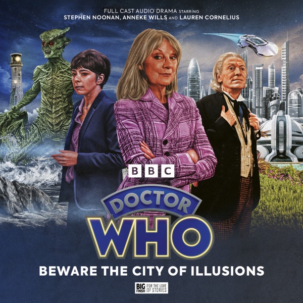 Doctor Who - The First Doctor Adventures: Beware the City of Illusions. Cover Art by Oliver Arkinstall-Jones