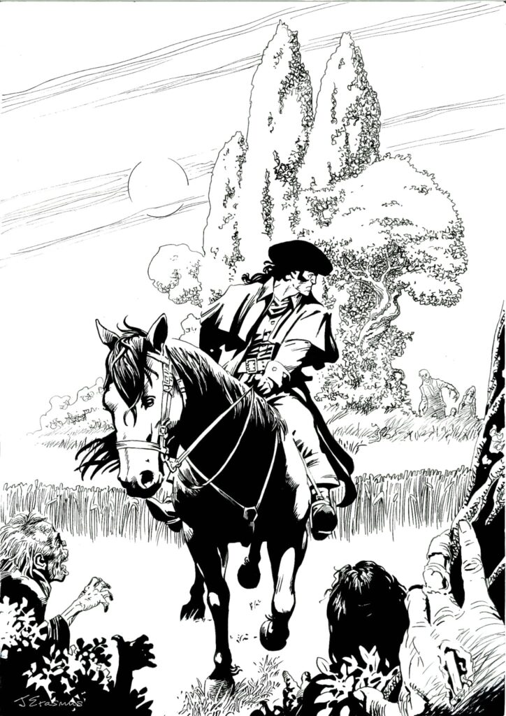 Dick Turpin and the Restless Dead art by John Erasmus