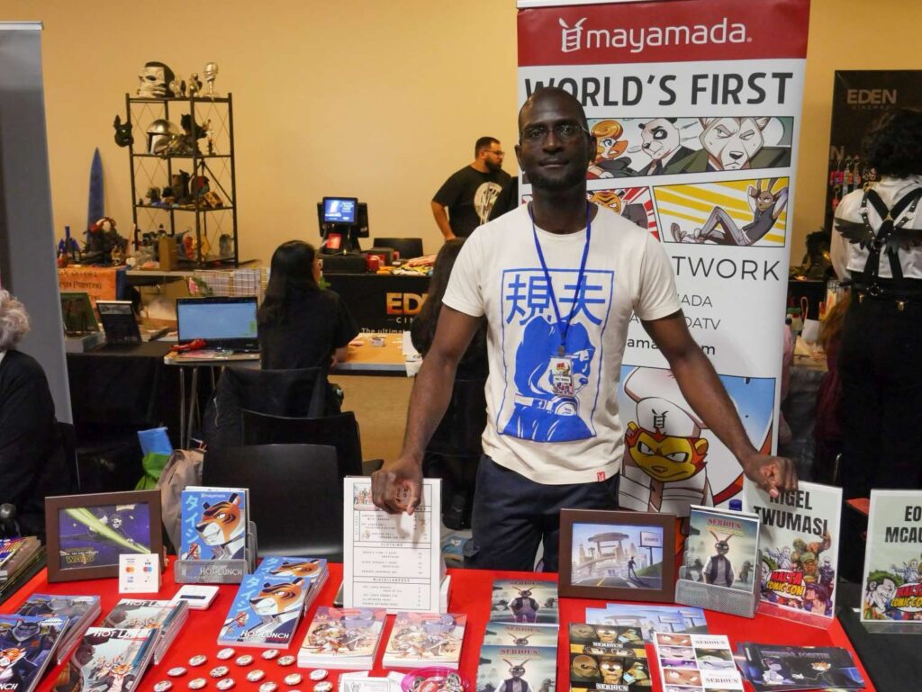 Nigel Twumasi, co-founder of mayamada. Image: mayamada