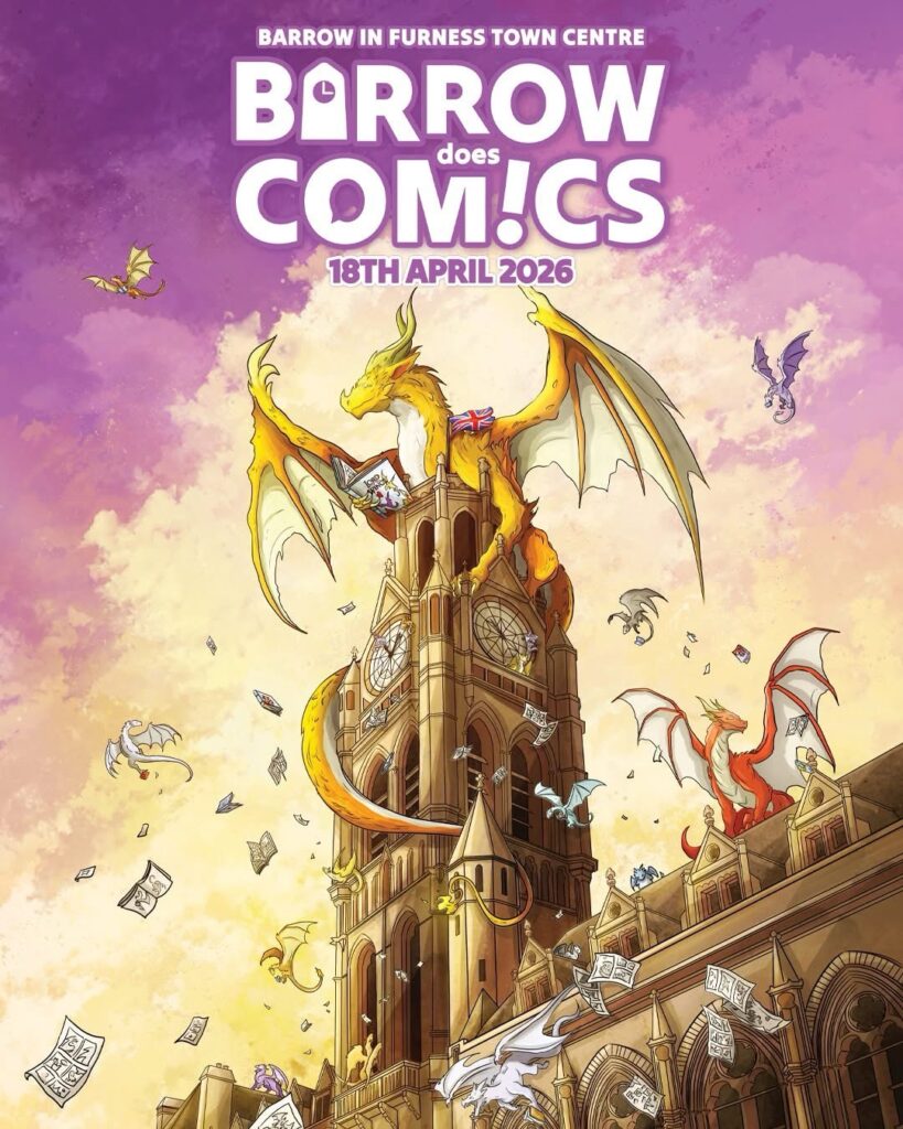 Barrow Does Comics 2026 Poster by Lyndon White