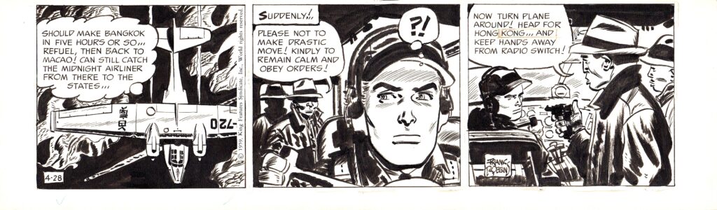 “Johnny Hazard”, 28th April 1959, by Frank Robbins