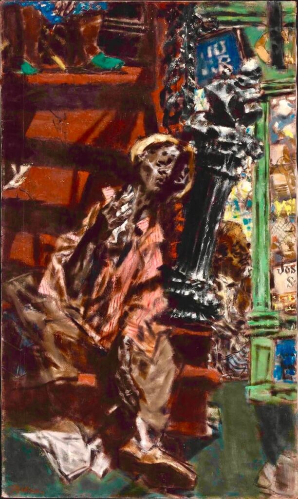 “Dismayo” oil painting by Frank Robbins via William Wray