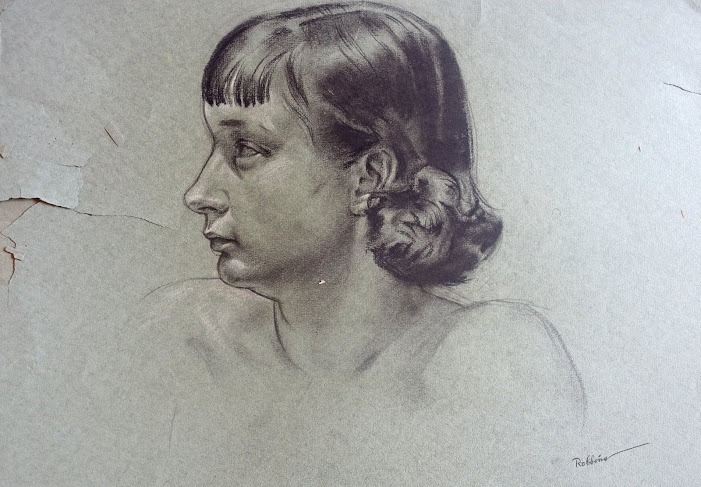 Portrait by Frank Robbins. Via Branko Djukic