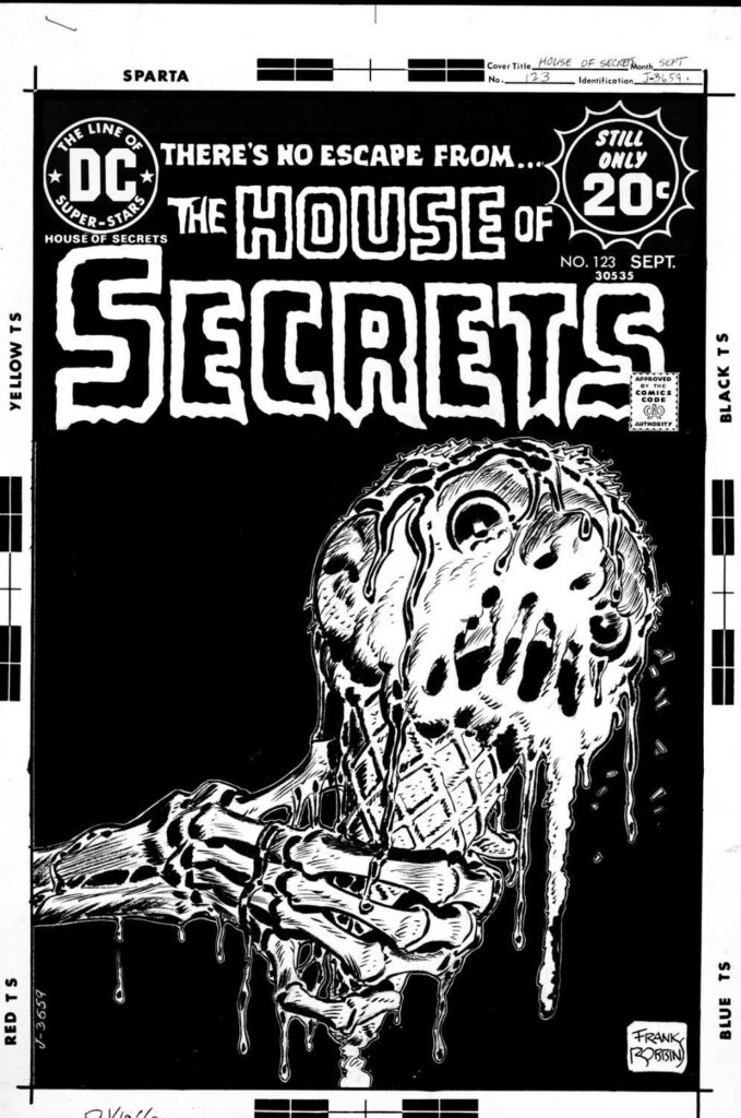 Cover art for House of Secrets #123 (September 1974) by Frank Robbins