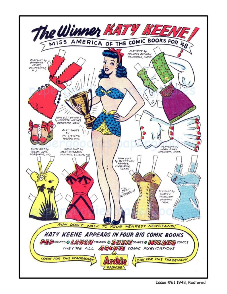 Katy Keene Paper Dolls