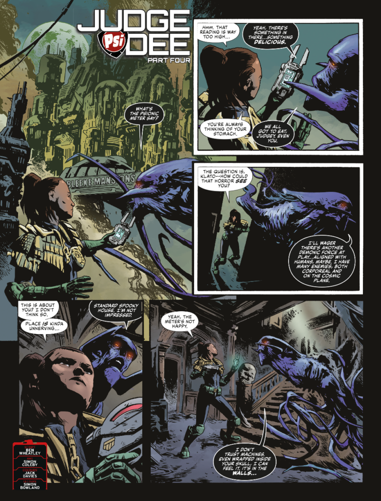 2000AD Prog 2470 - JUDGE DEE
by Ben Wheatley (Writer) Simon Coleby (Artist) Jack Davies (Colourist) Simon Bowland (Letterer)