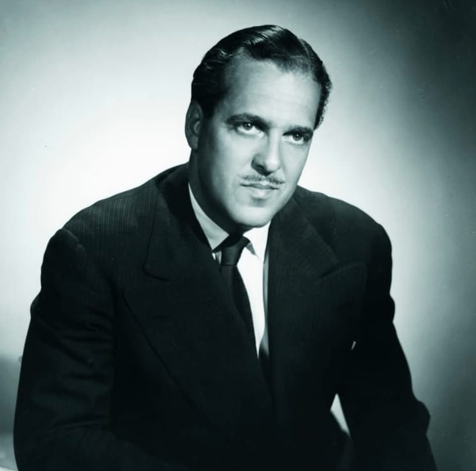 Lee Falk (28th April 1911 - 12th March 1999), creator of the Phantom and Mandrake the Magician