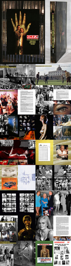 THE 007 MAGAZINE HARDBACK LIBRARY: Goldfinger Portfolio - Gold Vault Edition