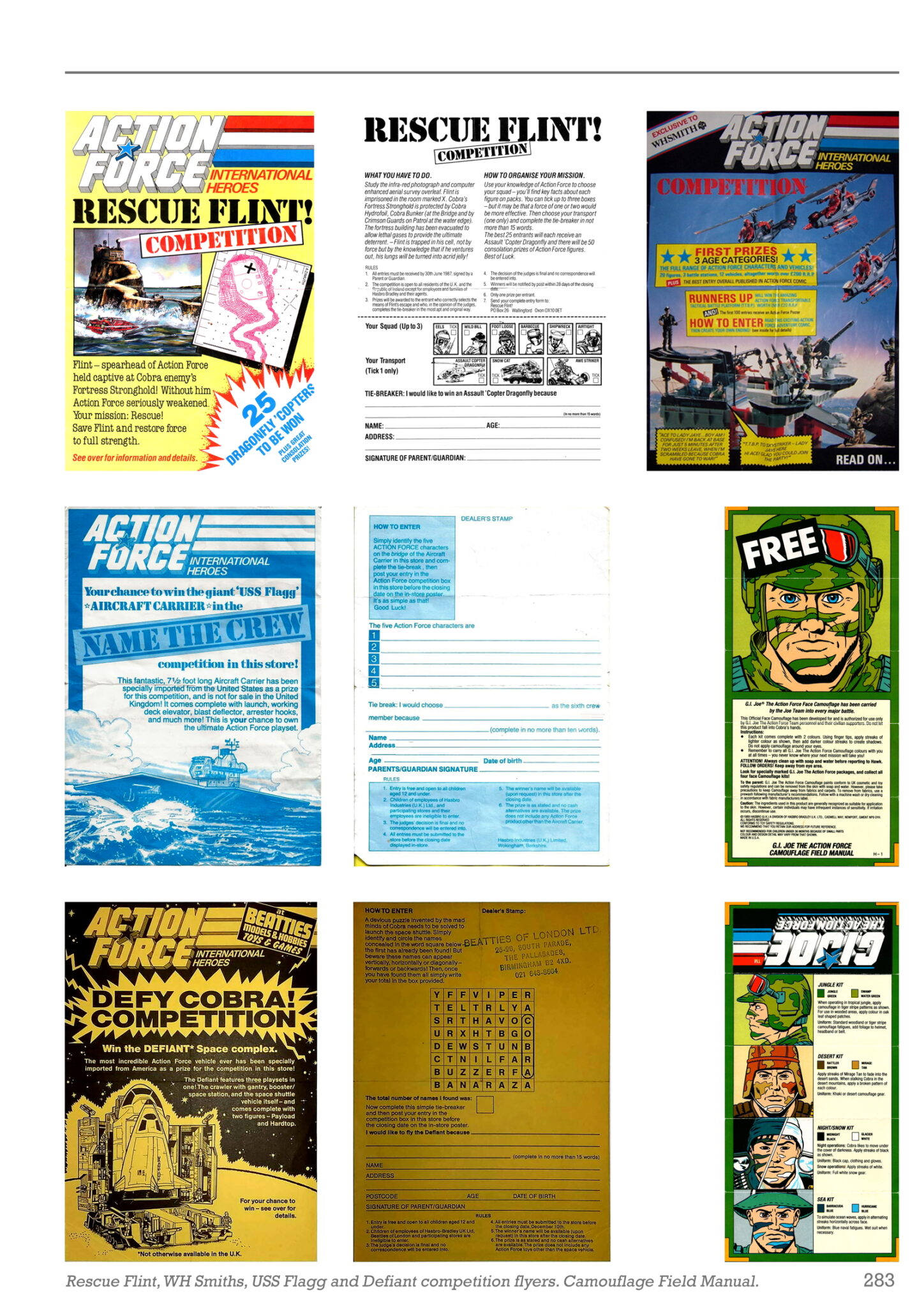 Crowdfunder Exclusive: New Anniversary Action Force Guide Books Sneak ...