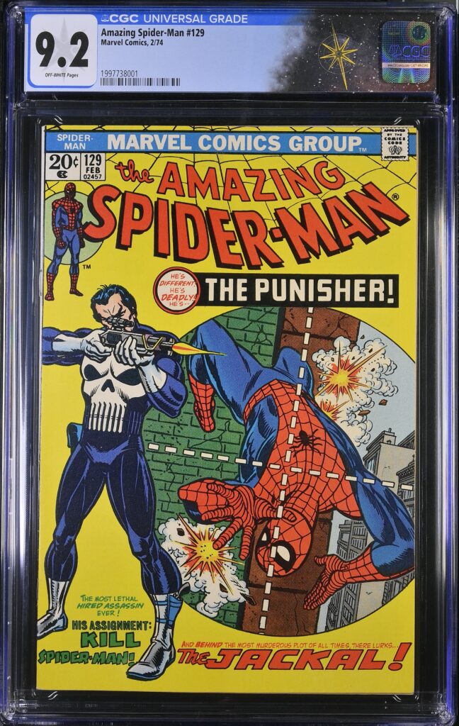 Amazing Spider-Man #129 (Marvel Comics, 1974) CGC 9.2 - First appearance of the Punisher