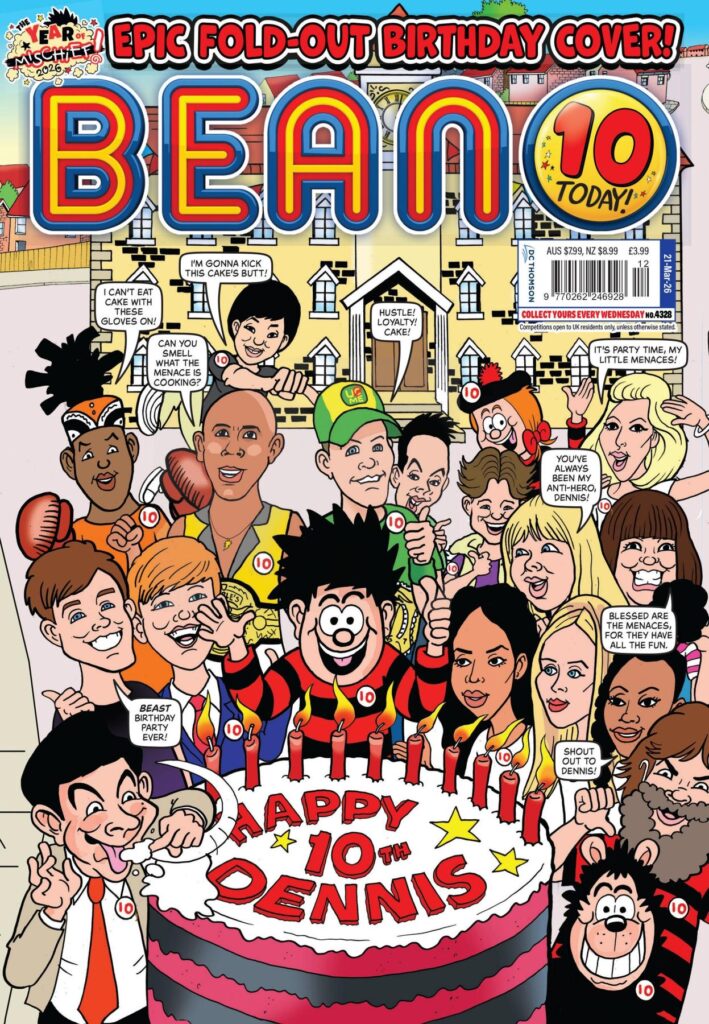 Beano No. 4328 cover dated 17th March 2026