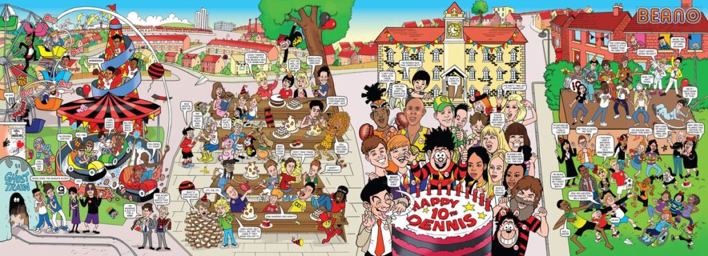 Beano No. 4328 cover dated 17th March 2026 - Full Cover