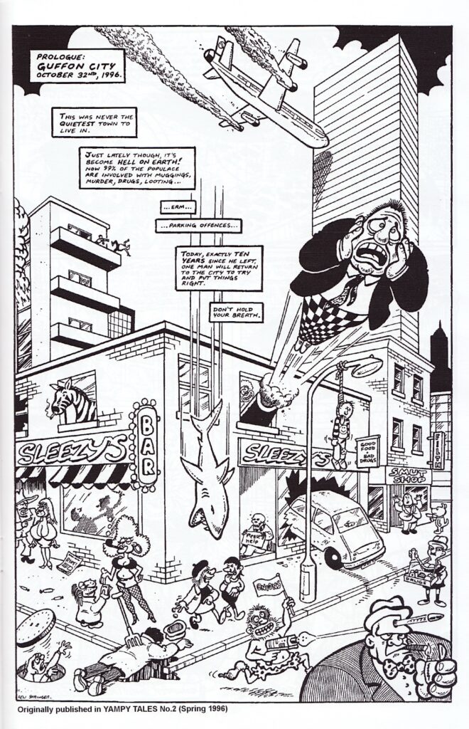 Brickman #2 by Lew Stringer: Guffoon City Chaos!