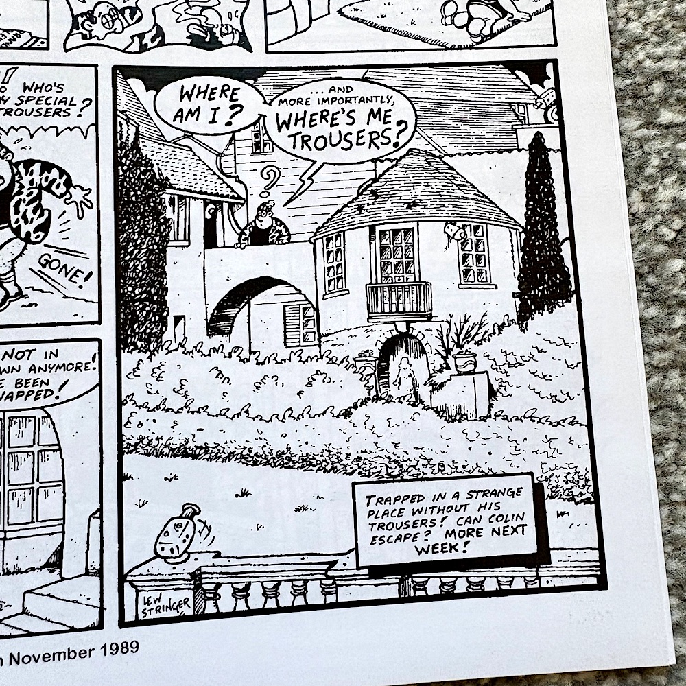 Brickman #2 by Lew Stringer: Combat Colin in "The Village"