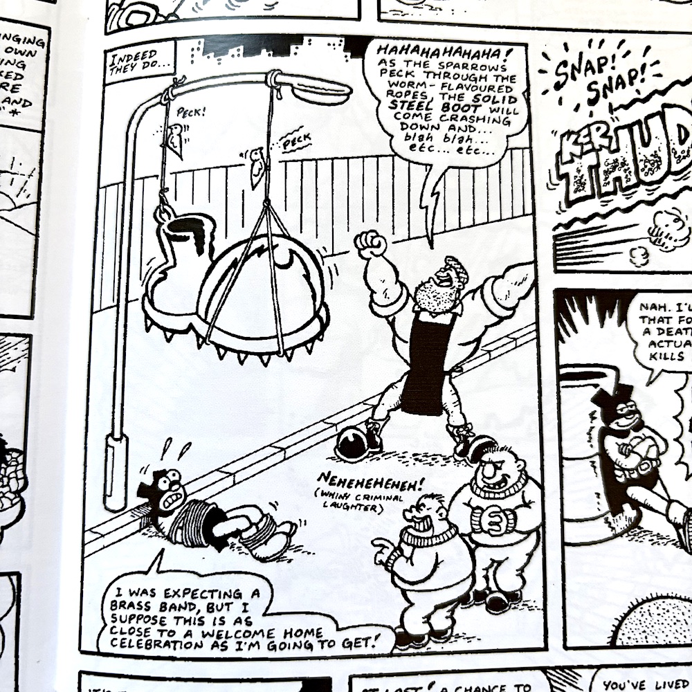 Brickman #2 by Lew Stringer: Brickman, trapped!