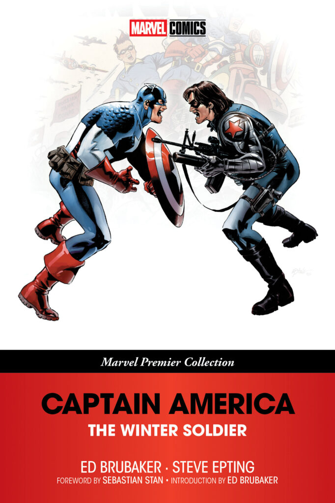 Captain America: The Winter Soldier 
By Ed Brubaker (Writer), Steve Epting (Artists), foreword by Sebastian Stan
Out: Now (released March 2025)
312 Pages | 978-1302964863