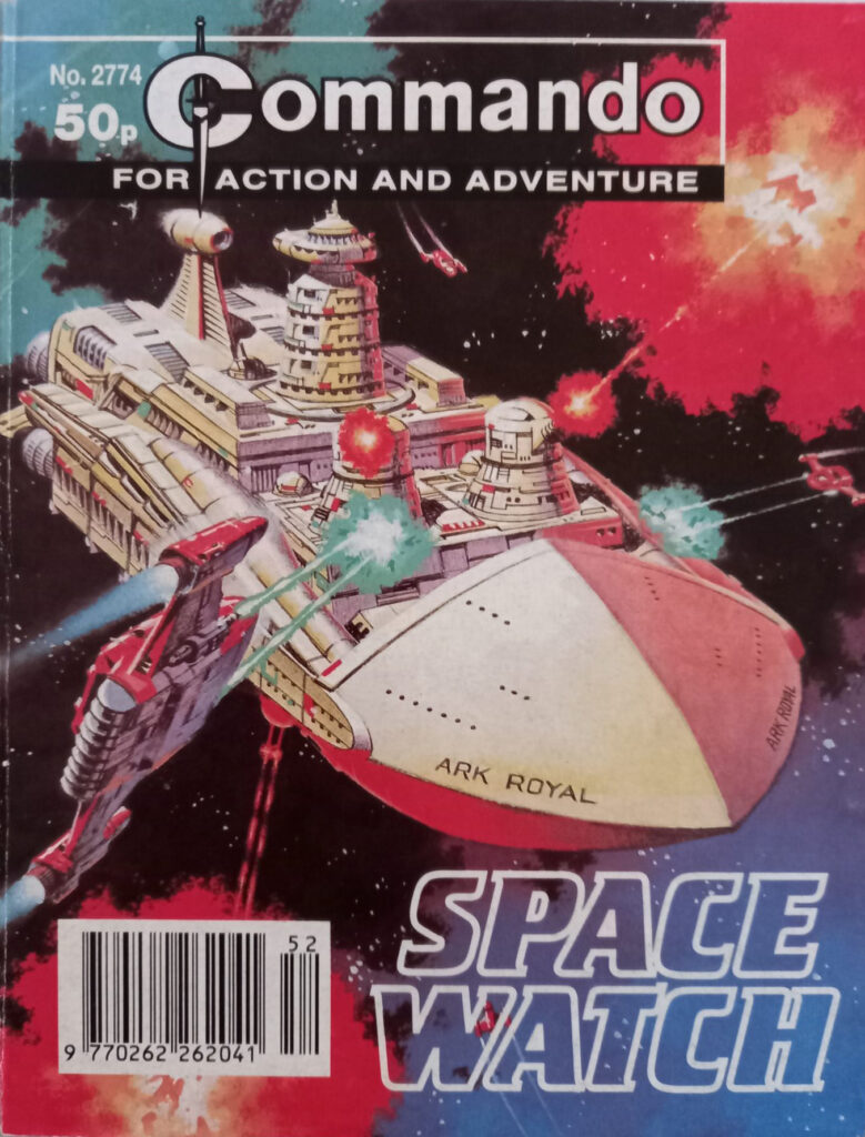 Commando 2774: Space War First Published - July 1994 (reprinted as Commando 4376 in March 2011) Writer: Ian Clark | Artist: Ricardo Garijo | Cover Artist: Ian Kennedy