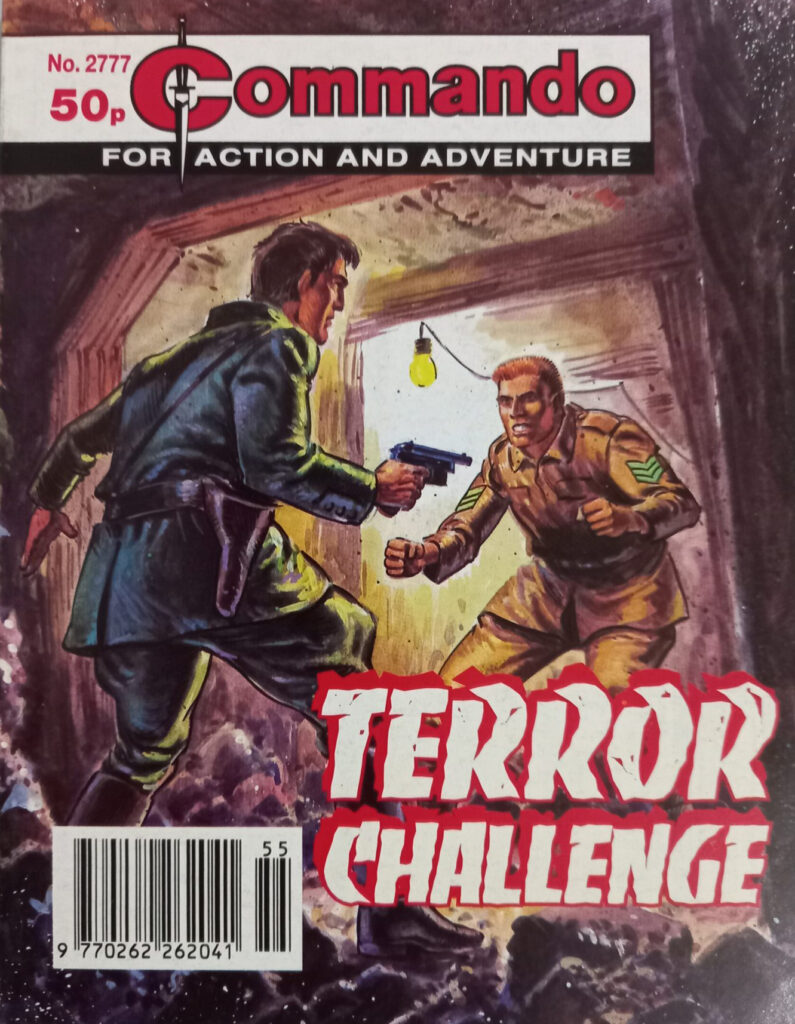 Commando 2777: Terror Challenge First Published - July 1994 Writer: Ian Clark | Artist: Manuel Benet | Cover Artist: Carlos Pino