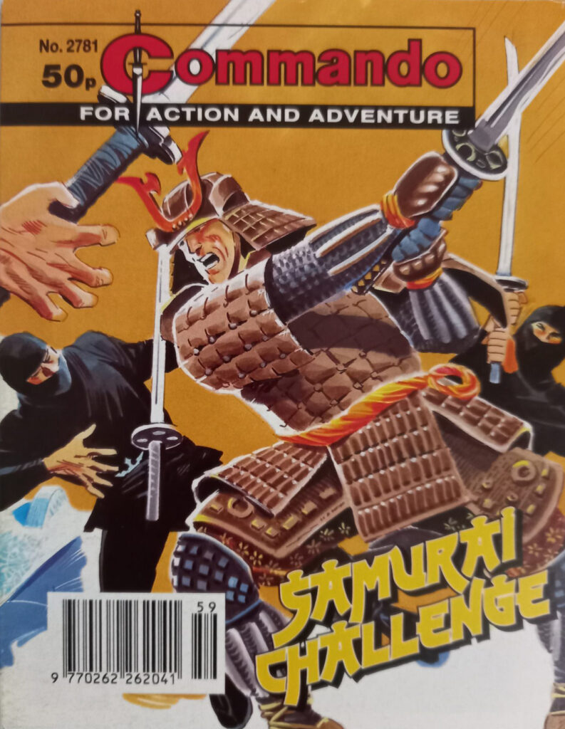 Commando 2781: Samurai Challenge First Published - August 1994 Writer: Mike Knowles | Artist: Carlos Pino | Cover Artist: Carlos Pino