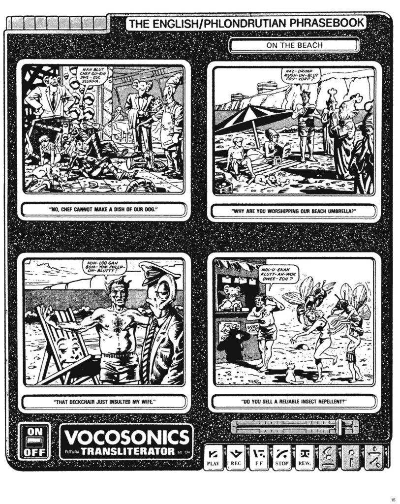 The Complete 2000AD Volume One by Alan Moore - Phrase Book
