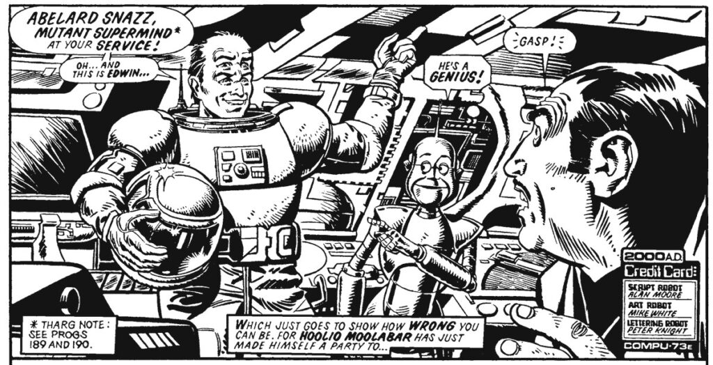 The Complete 2000AD Volume One by Alan Moore - Abelard Snazz