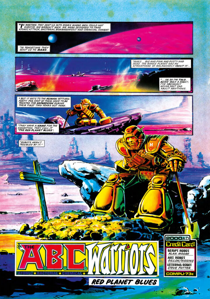 The Complete 2000AD Volume One by Alan Moore - ABC Warriors - Red Planet Blues