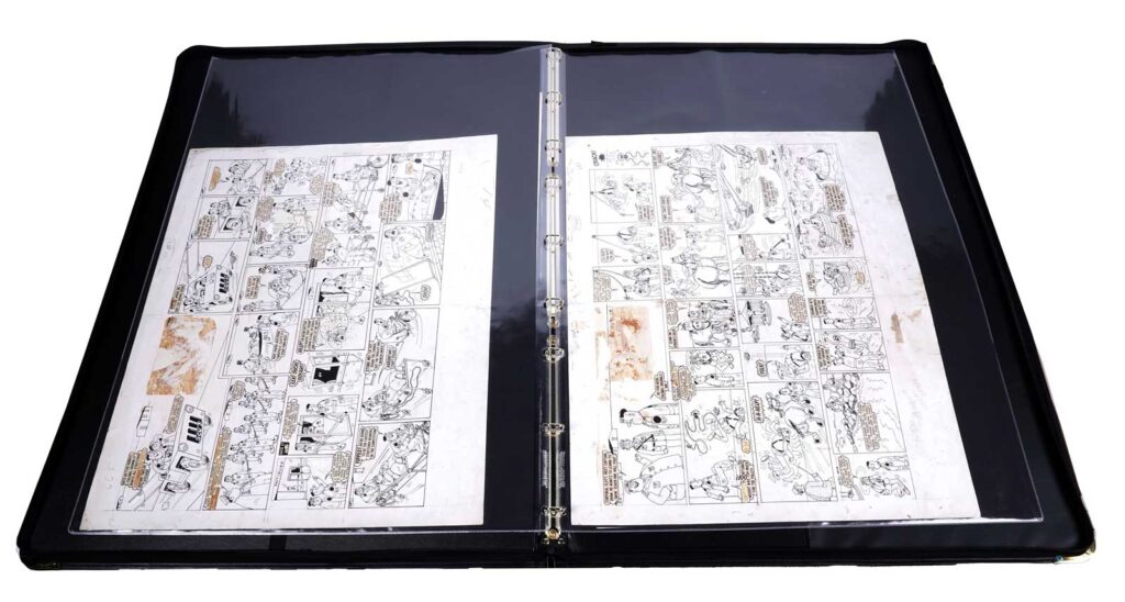 Corporal Clott, dating from late 1969 to early 1970, for the Dandy, art by David Law