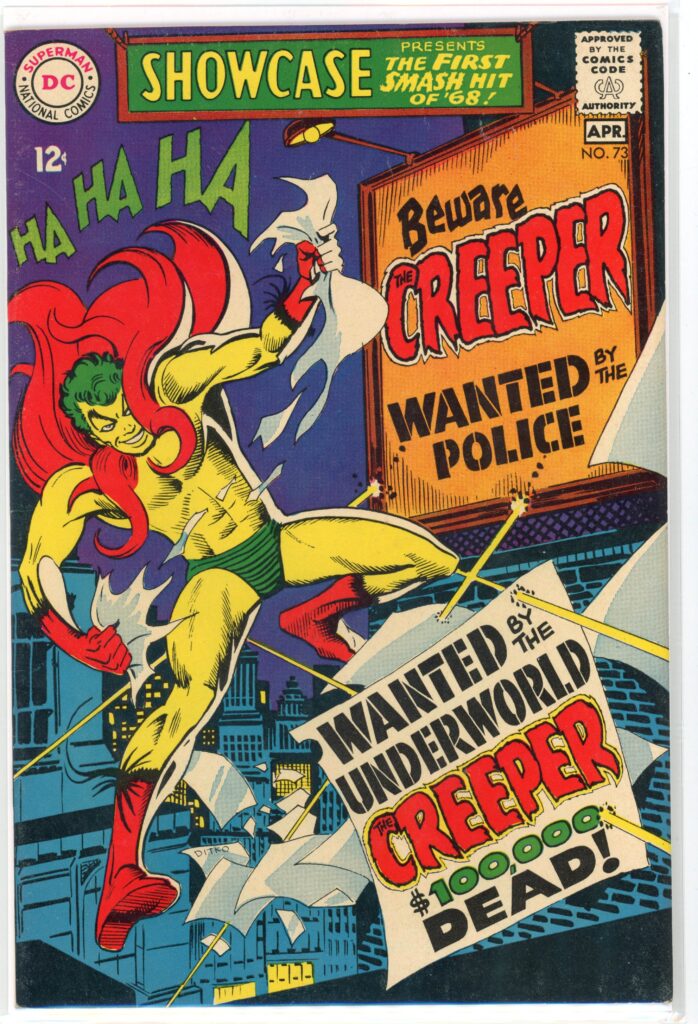 Showcase #73 (DC Comics, 1968) First appearance of the Creeper