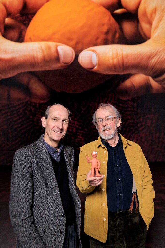 Aardman's David Sproxton and Peter Lord. Photo: Justin Sutcliffe