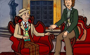 “In Print” Doctor Who fan Strip by Alisdair Shaw and Jim Wilkins