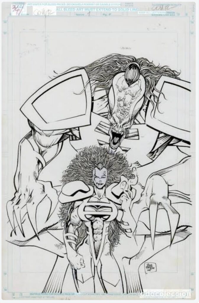 Plasmer #3 Cover Art by Pasqual Ferry