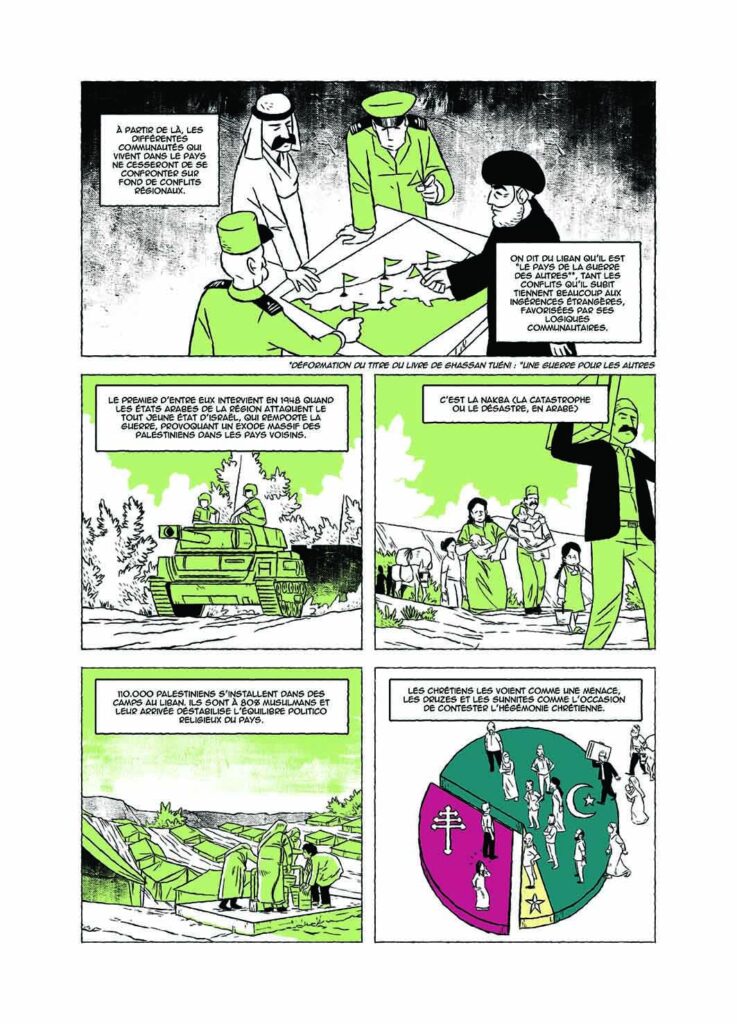 Tout mais pas Beyrouth, (“Everything but Not Beirut”) written by Mathieu Diez with art by Jibé, (Delcourt, 2026)