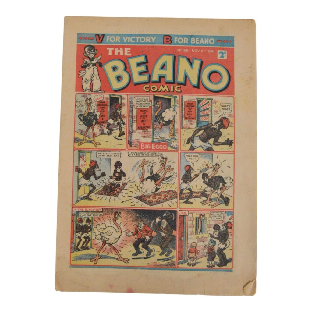 Beano 166 cover dated 8th November 1941