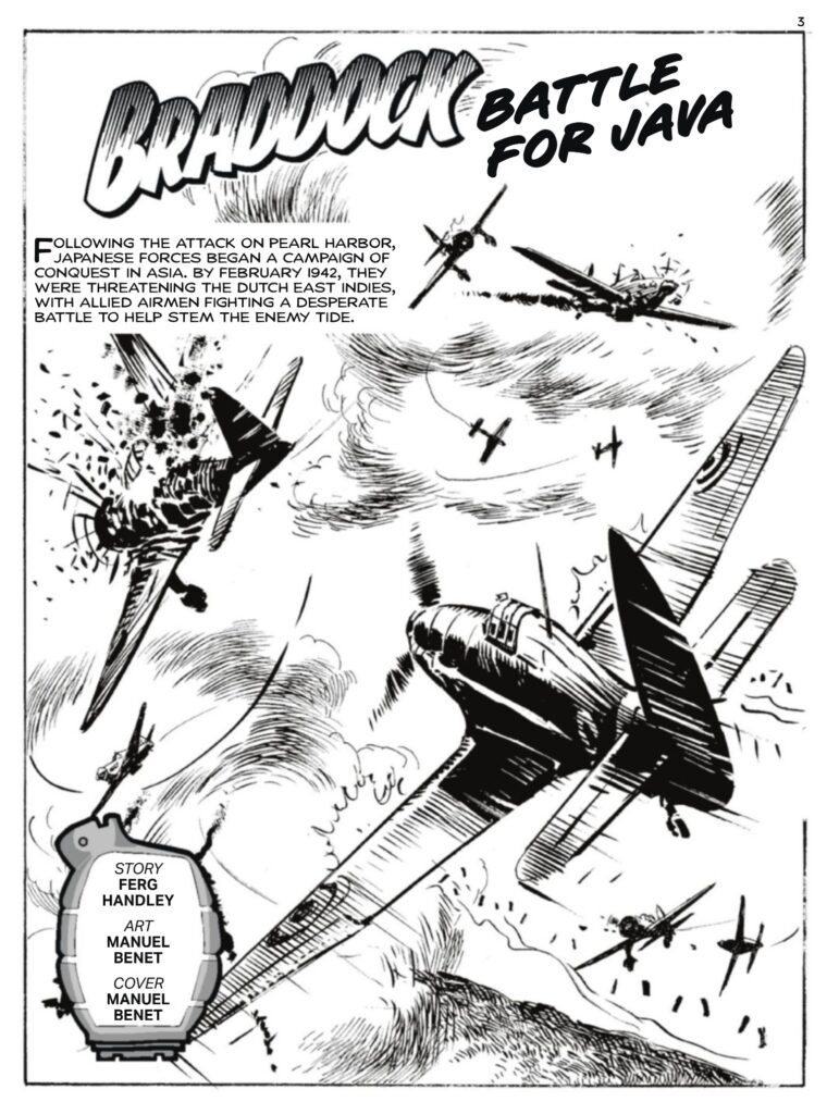 Commando 5939 (Home of Heroes): Braddock: Battle for Java  | Story: Ferg Handley | Internal & Cover Art: Manuel Benet