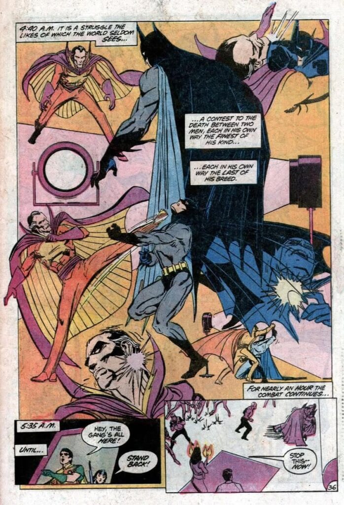 Batman Annual #8, story by Mike W. Barr, art by Trevor von Eeden