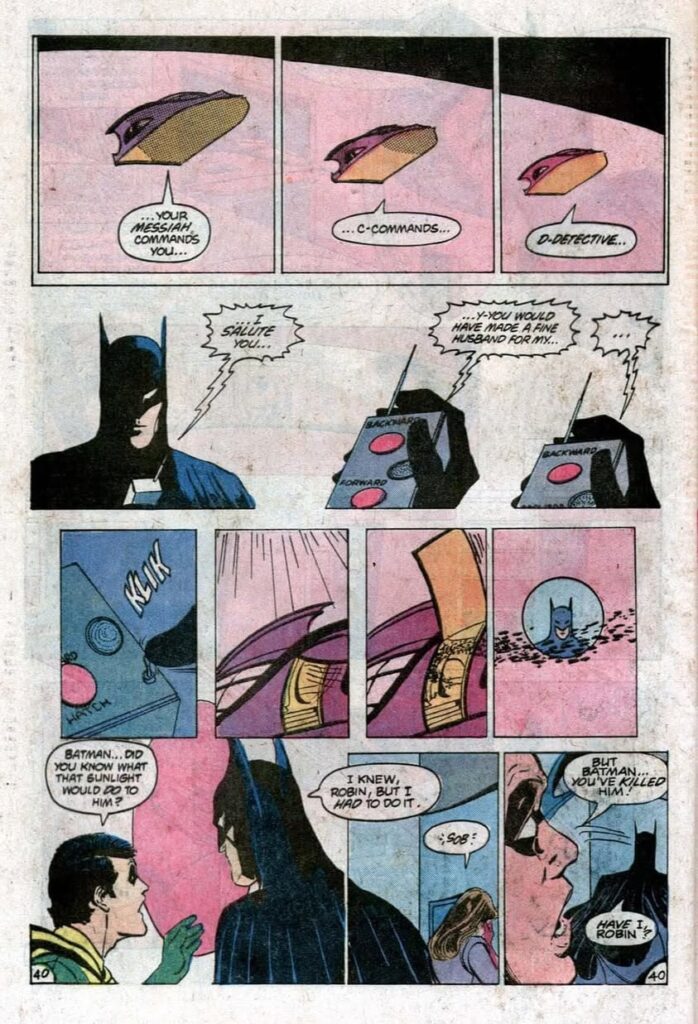 Batman Annual #8, story by Mike W. Barr, art by Trevor von Eeden