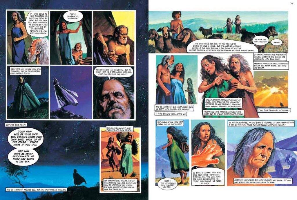 The Lion Graphic Bible written and illustrated by artist Jeff Anderson, alongside author Mike Maddox