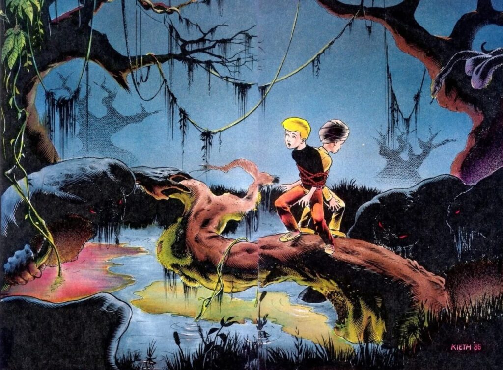 Pin Up from Comico’s Johnny Quest # 9 by Sam Kieth