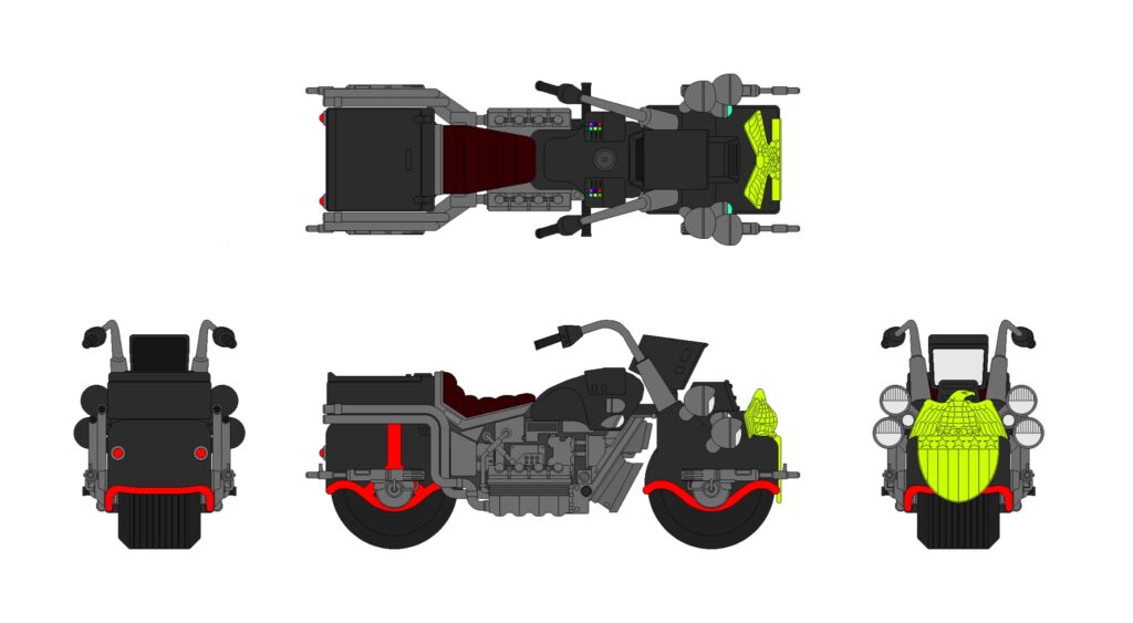 Judge Dredd Lawmaster Blueprint by Jonathan Bluestone (Unofficial)
