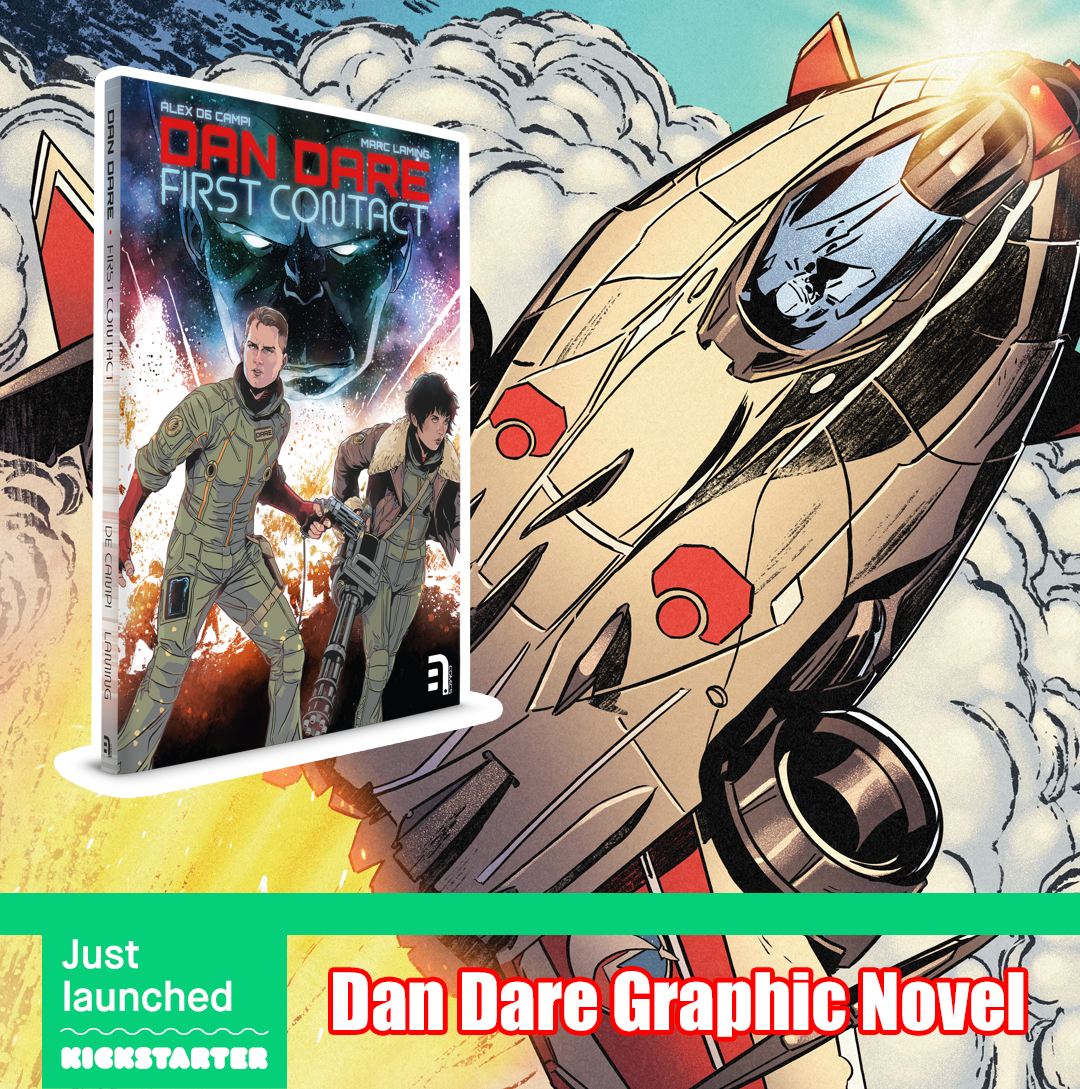 Just Launch on Kickstarter: Dan Dare Graphic Novel from B7 Comic by Alex de Campi & Marc Laming
