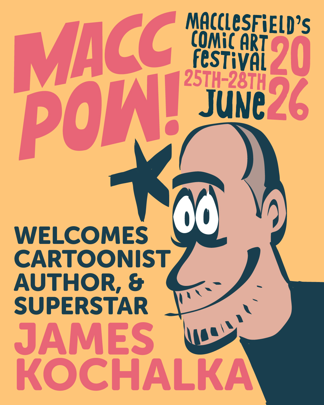 Macc-Pow 2026 Esteemed International Guest - James Kochalka