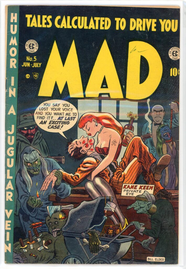 Mad #5 (EC, 1953) Low distribution issue; includes William Gaines biography