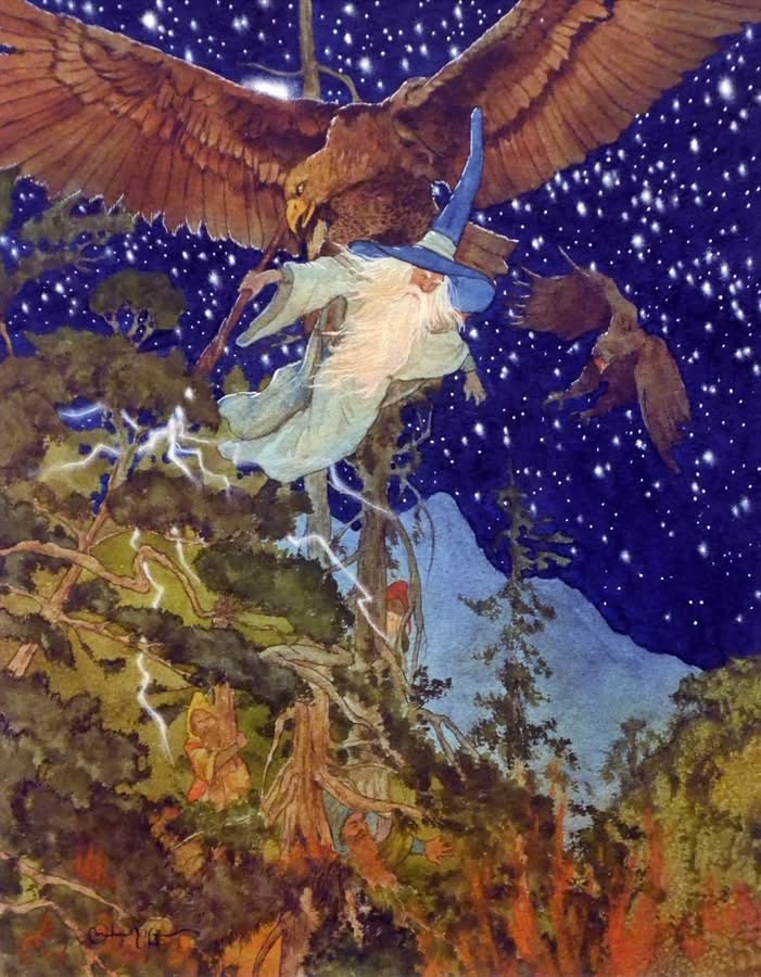 "The Hobbit", art by Michael Hague