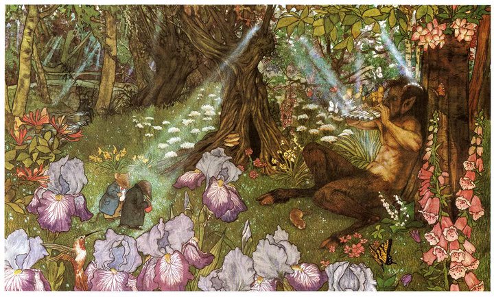 The Wind in the Willows - Piper at the Gates of Dawn art by Michael Hague