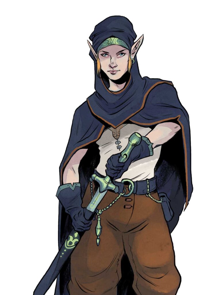 Tunnels and Trolls - Elf Wanderer