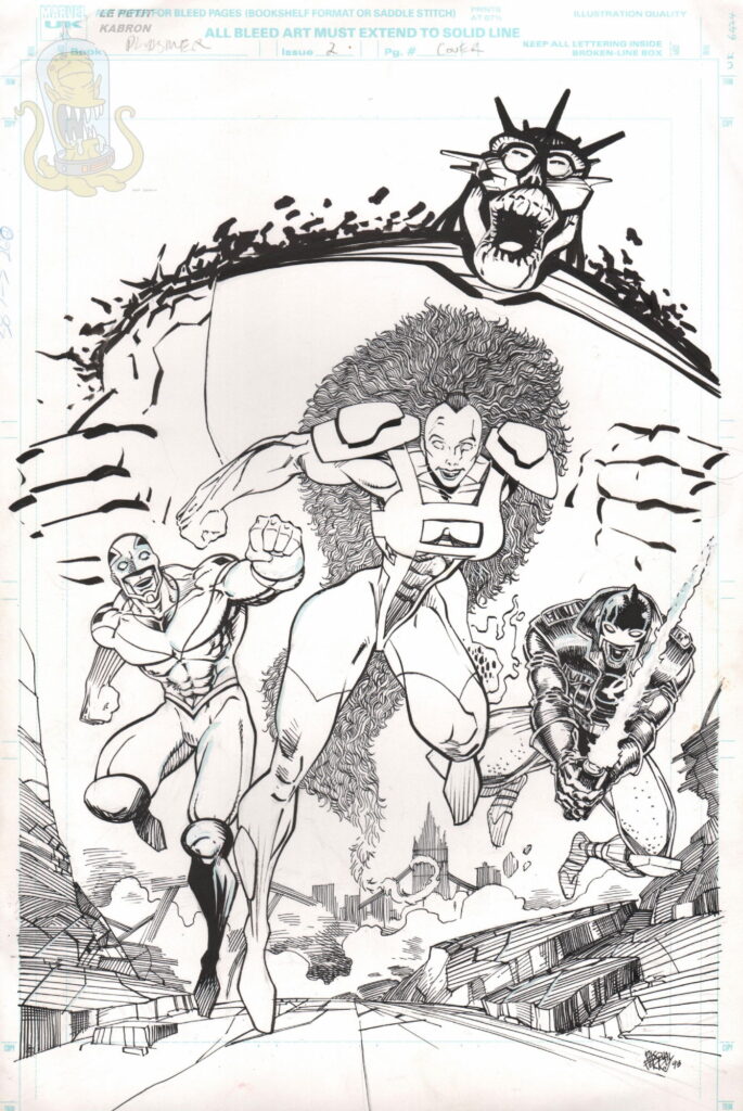 Plasmer #2 Cover Art by Pasqual Ferry | Via Gerard Nadal on ComicArtFans