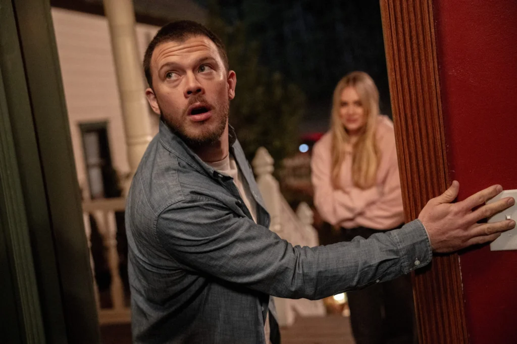 Jimmy Tatro plays Scott in the opening scene of Scream 7 (2026), alongside co-star Michelle Randolph as Madison