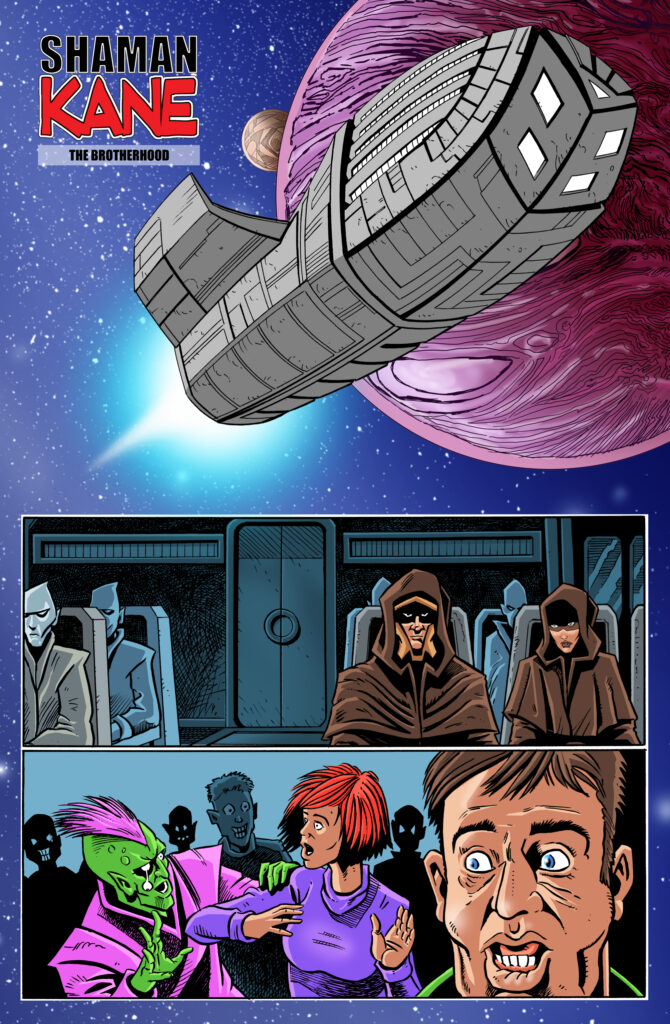 Shaman Kane #3 | Retail: .99 | Initial Due Date: 26th March 2026 | FOC Date: 6th April 2026 | On Sale: 13th May 2026 | UPC: 61072119084500311 | Published by Antarctic Press | Distributed by Lunar Distribution